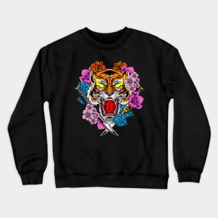 Japanese Animal - Mad Tiger Crewneck Sweatshirt